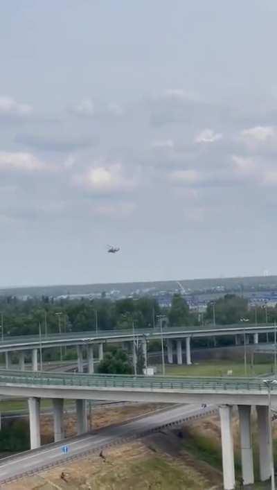 PMC &quot;Wagner&quot; is trying to shoot down KA-52 attack helicopter in Voronezh