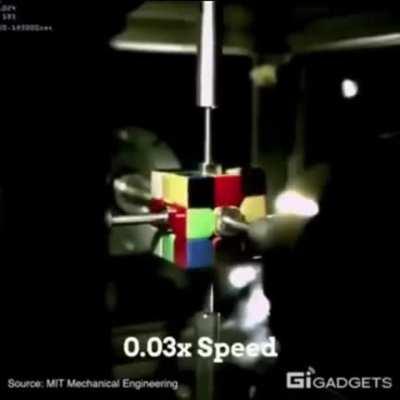 MIT robot solves Rubik's cube in under .038 secs