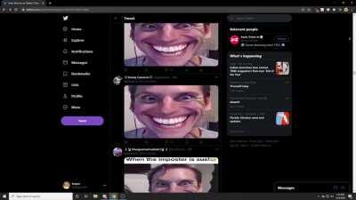 When twitter is sus! 😳