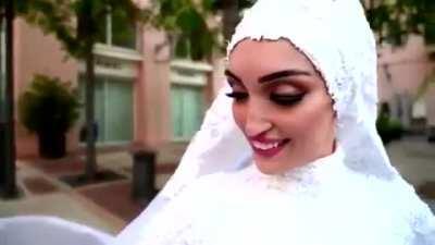 Beirut explosion rocks bride's photoshoot