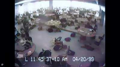 Cafeteria footage, April 20, 1999