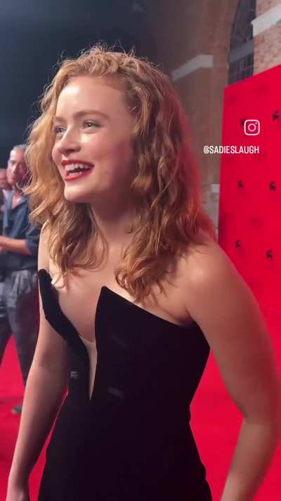 Quick video of Sadie at the Venice Film Festival 