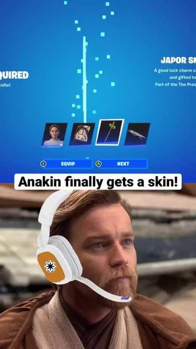 Anakin reaction to Padme skin 😭 