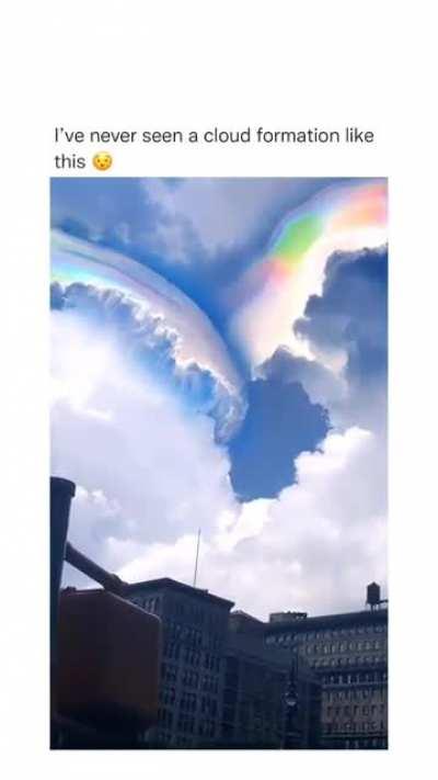 Weird cloud formation