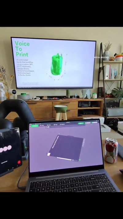 Progress update on my automated 3D-GPT Voice to Print concept.