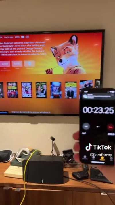 Two dudes speed running through Apple TV suggestions