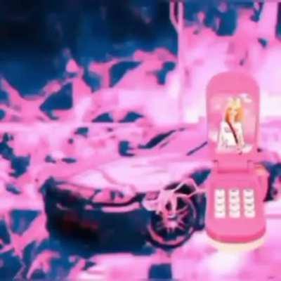 Pink Phone car drip