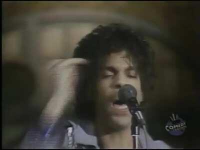 1981: Prince performs (Andre Cymone's) Partyup on Saturday Night Live!