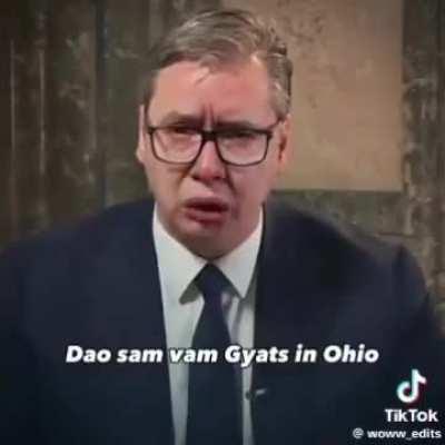 Vučić is sigma Chad Škibidi toilet???