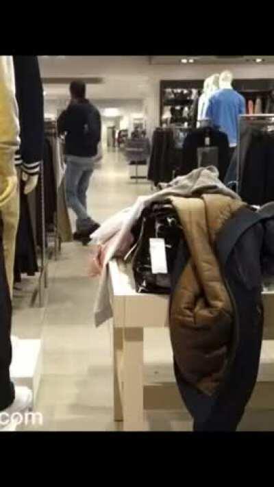 She has sexy time while shopping (NSFW)