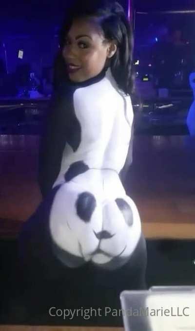 panda body paint