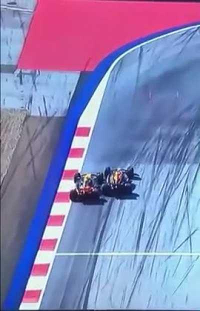 Norris & Verstappen collision (alternate angle)