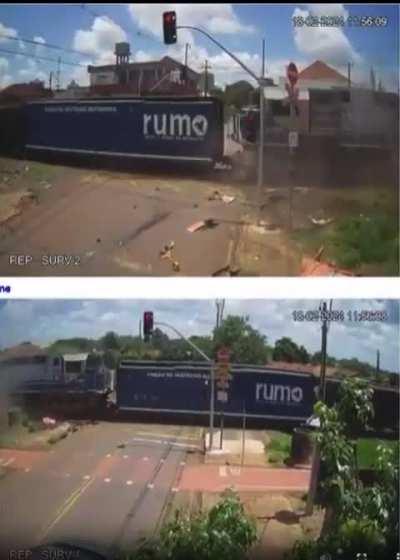 Train accident in brazil