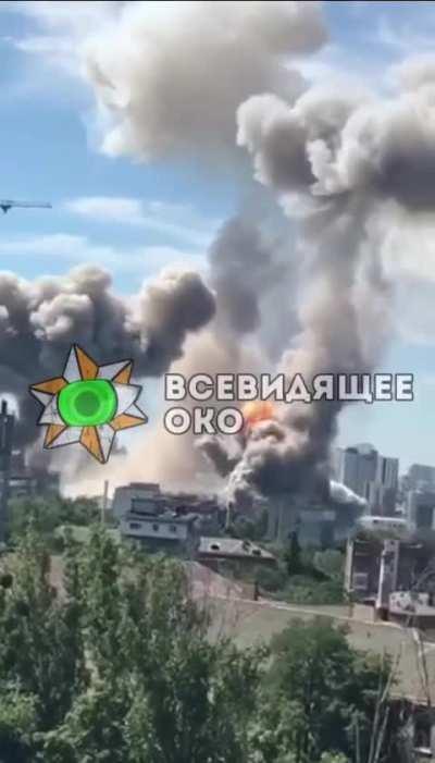 Russian missiles hitting Kyiv City [08.07.2024]