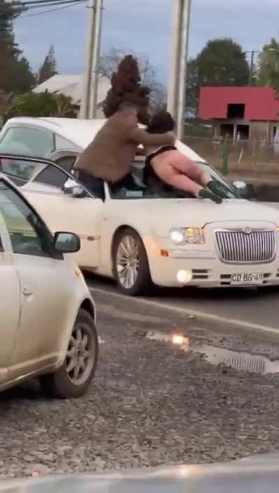 Angry stripper climbs into funeral procession car to attack her deceased ex-client for not paying her