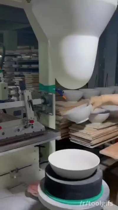 Cleaning the silicone stamp used in pad printing