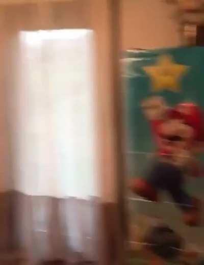 To run around like Mario