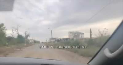 An Ural truck takes a bad turn and flips on itself. Unknown location.