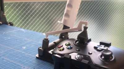 XBOX One controller HOTAS with snap joints