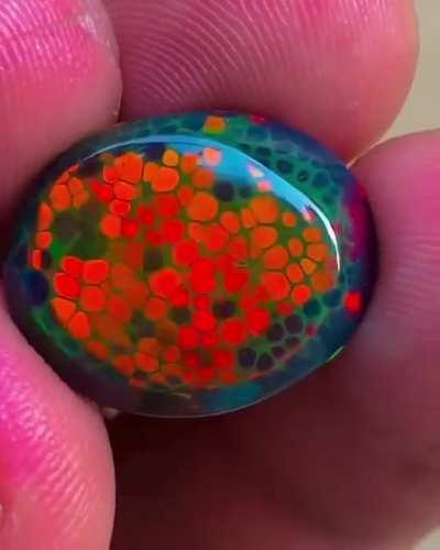 The colors in this Opal from Northern Ethiopia