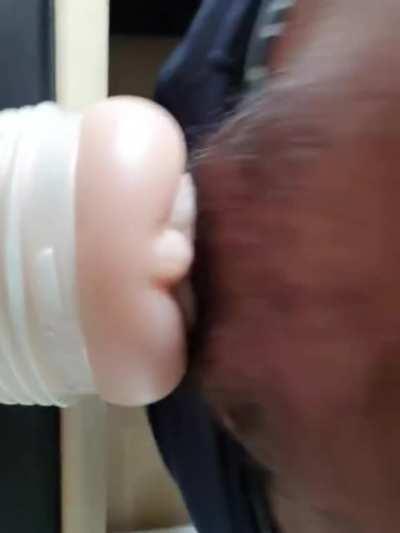 HARD fucking my fleshlight