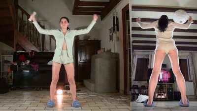 A nsfw dancing girl doesn't play Just Dance, she plays might-flash-at-any-moment-just-dance