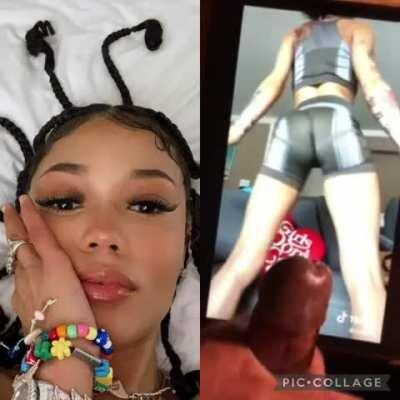 Coi Leray can’t believe guys are cumming on her soft ass