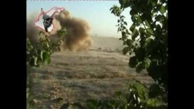 Islamic Army Of Iraq fire 107mm rockets at Balad Air Base, and receive accurate counter battery fire on their positions. 2004