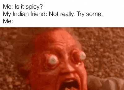 Indian food go brrrrn