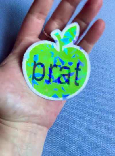 I made a brat-ple sticker 