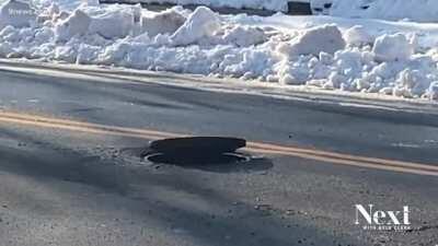 Bouncing Manhole Cover Spotted In Denver