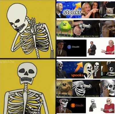 High effort Spooktober meme