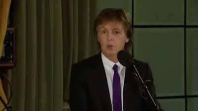 Sir Paul, talks about arriving in Africa to record his 1973 studio album: Band On the Run