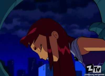 Starfire getting filled up (Zone) [Teen Titans]