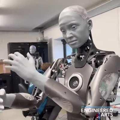 World's most advanced' humanoid robot is unveiled in a UK lab with eerily realistic facial expressions and movements