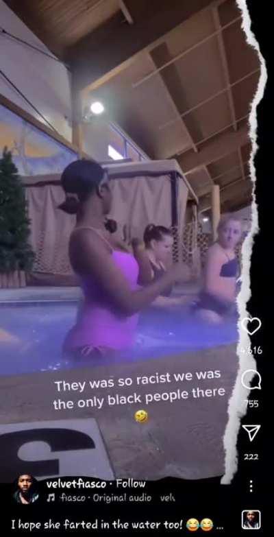 We was being loud and making a scene around them...they must be racist!!