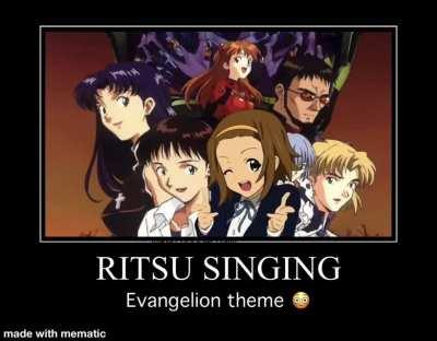 Ritsu singing???