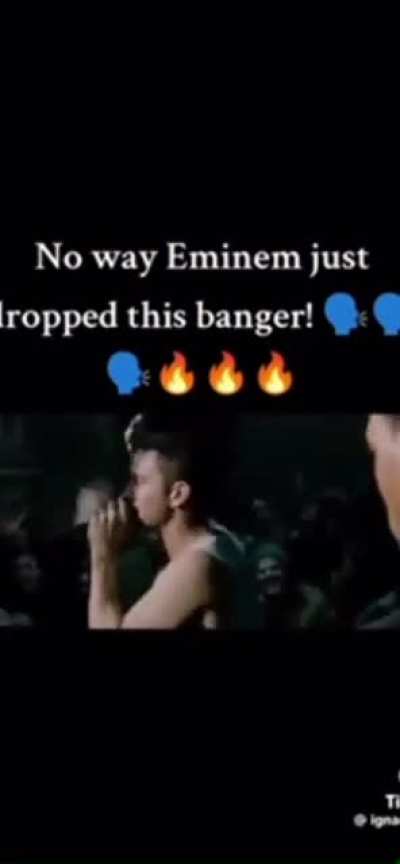 Eminem never misses