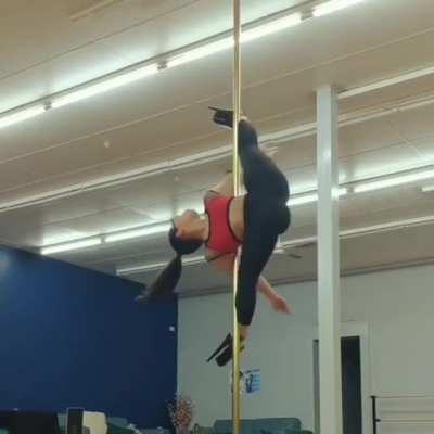 This revolutionary move created by the 2009 World Pole Dance Champion Felix Cane is a testament to strength, agility, and flexibility