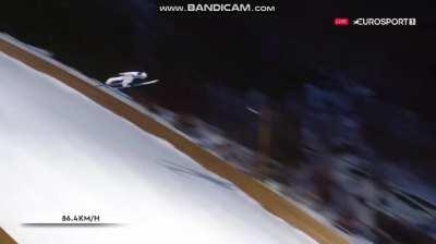 Timi Zajc unreal ski jump in Willingen.