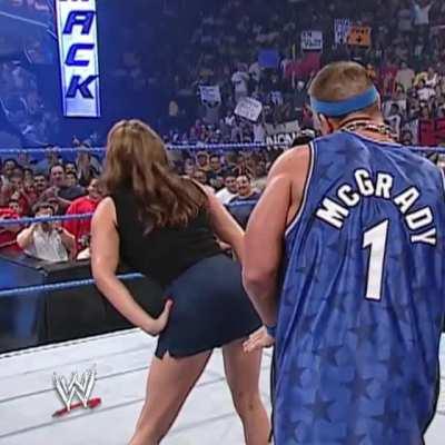 Stephanie Mcmahon, you know deep down she loved this