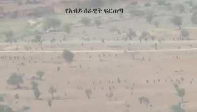 Ethiopian forces being routed out of Tigray region