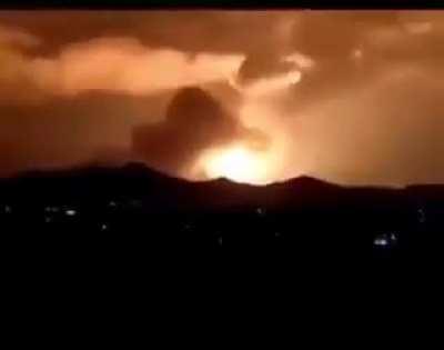 MASSIVE U.S Airstrike on the outskirts of Kabul, JUST NOW