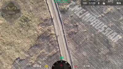 Russian drone drops on Ukrainian infantry in Kursk area