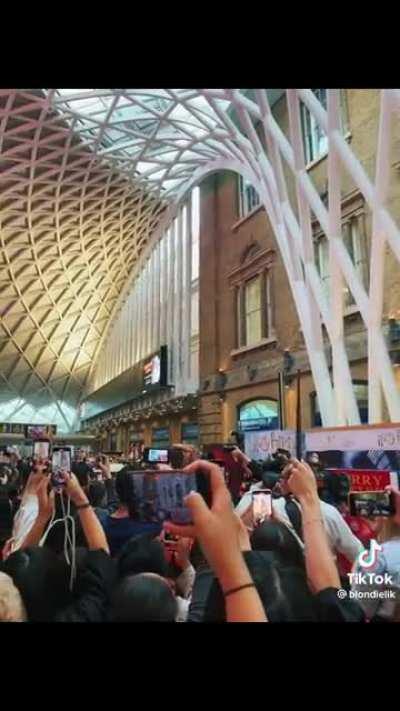 Every year on the 1st of September people gather at Kings Cross Station for the Hogwarts express announcement.