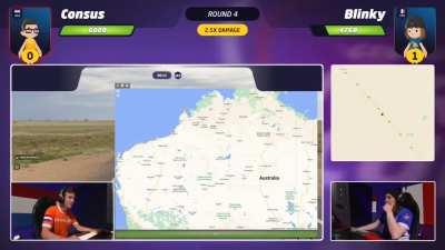 Insane guess by both players in Geoguessr Worldcup Final.