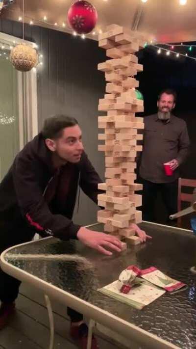 Jenga master move !