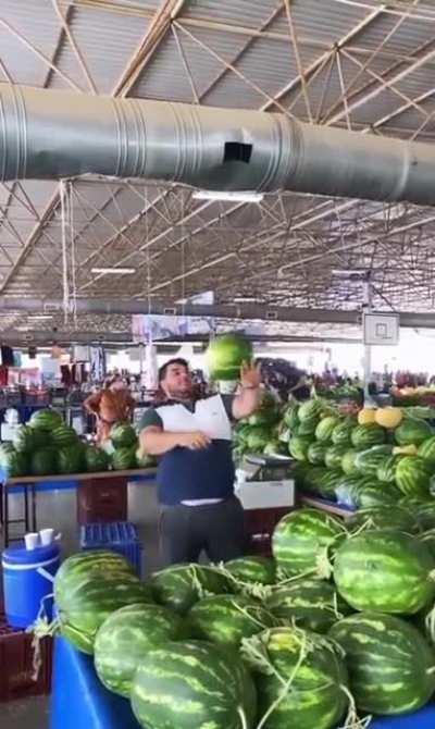 Watermelon bounce roll