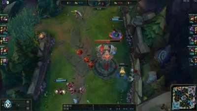 Diving botlane 3 Times in less than 1 minute