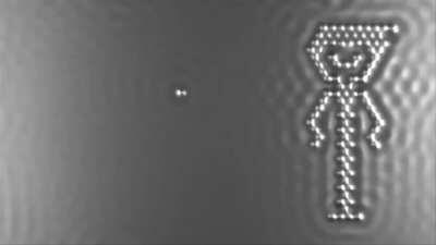 This is the worlds smallest movie made entirely out of atoms titled 